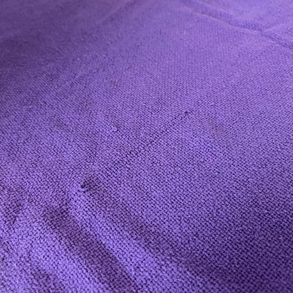 VTG Humble High School‎ Wildcats Athletics Throw Blanket Purple White Fringe USA - Picture 4 of 8